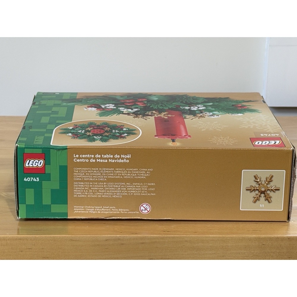 Lego Christmas Table Decoration (433pcs) #40743 New Factory Sealed - Picture 4 of 6